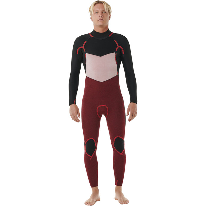 2024 Rip Curl Mens Dawn Patrol 4/3mm Back Zip Wetsuit 15AMFS - Black